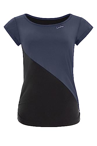 Winshape Damen Functional Light and Soft Kurzarmshirt Aet109ls T-Shirt, Teal-Green-schwarz, EU im Sale